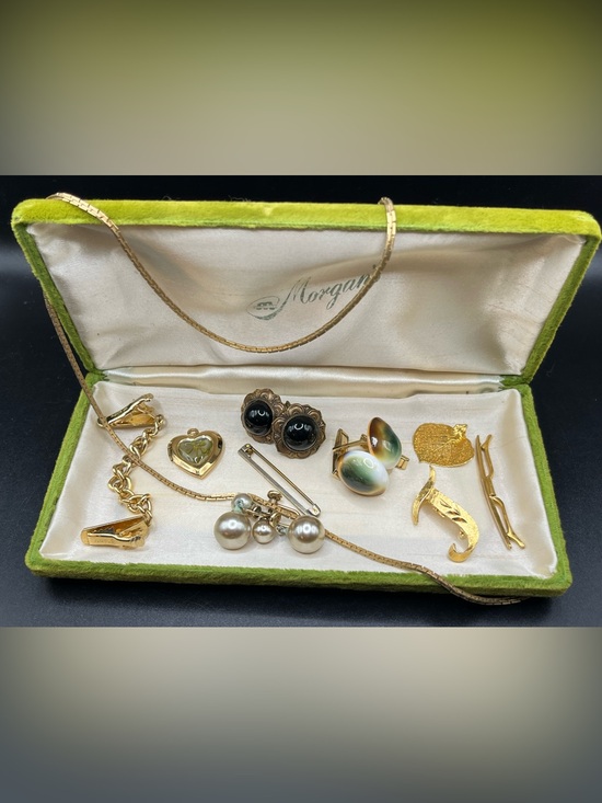 Antique jewelry Lot Jewelry - Vintage Antique Junk Drawer Jewelry Lot - repair, repurpose GF